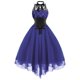 thumbnail image 1 of Vestidos Para Mujer Vestidos de Invitados de Boda Estilo Gótico Erógeno Cuello Redondo Banquete Festival Fuera Del Hombro Vestido Sin Mangas Vestido de Gasa de Encaje Odeerbi  ODB148819, 1 of 3