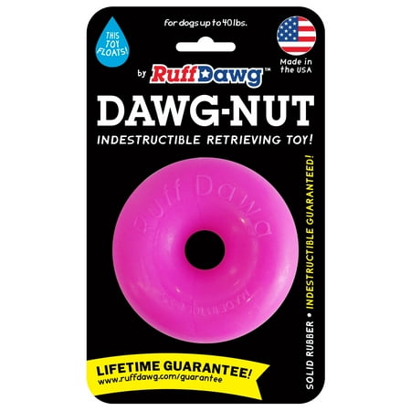 UPC: 0696486331105 | Ruff Dawg Dawg-Nut Indestructible Rubber Retrieving Dog Toy  Color Varies