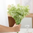thumbnail image 4 of 1 Pcs Artificial Baby'S Breath Flowers,Plastic Faux Gypsophila With Stems,13.77 Inch Artificial Baby'S Breath Flowers Bouquets,Realistic Artificial Flowers Bouquet For Wedding Party Home Decor,White, 4 of 8
