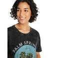 thumbnail image 2 of Time and Tru Women’s Palm Springs Graphic Print T-Shirt, Sizes XS-XXXL, 2 of 4