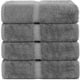 thumbnail image 1 of Towels Chakir Turkish Linens 100% algodón, 4 toallas de baño, color gris, 1 of 5