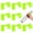 Yellow Green, variant on FACEGA 8Pcs Reusable Chopsticks Helpers,Training Chopstick Hinges Connector,Practice Chinese Chopstick Helper,Black