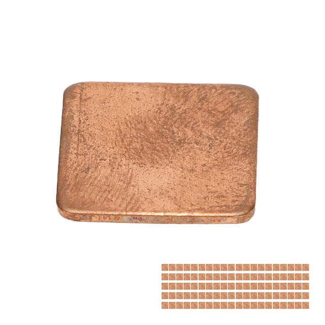 100pcs 15mm Copper Pad Shim Thermal Kit, GPU CPU Heatsink Thermal Copper Pad For Cooling PC Laptop IC Chips CPU VGA VRAM PS5 M.2 SSD