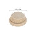 thumbnail image 2 of Uxcell 200Pcs Tapones de madera de cabeza plana, tapones de botón de madera para cubrir agujeros de tornillo de 1/2 pulgada, 2 of 5