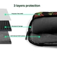 thumbnail image 5 of ZICANCN Laptop Case 15.6 inch, Feminine Skull Roses Llustration Work Shoulder Messenger Business Bag for Women and Men, 5 of 7