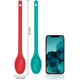 thumbnail image 2 of Juego de cucharas de cocina antiadherentes de silicona de 2 piezas, sin BPA, juego de cucharas de cocina resistentes al calor para revolver, sacar y mezclar Ormromra WRLF-180-2, 2 of 7