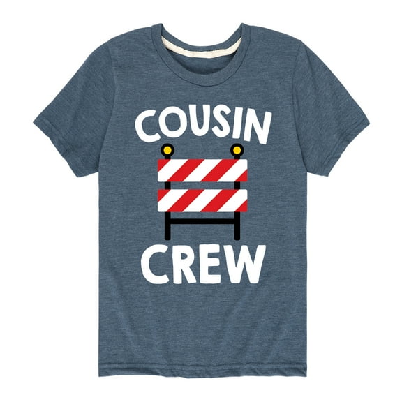 Instant Message - Cousin Crew Construction - Toddler And Youth Short Sleeve Graphic T-Shirt