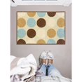 thumbnail image 5 of Linon Trio Devi Tapis Tufté à la Main en Polyester 1 Pieds10"x2'10 Pouces Brun Beige, 5 of 5