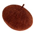 thumbnail image 3 of Sombrero de de Otoño Hat Elegante Beanie Estilo Francés para Mujer Señora café Macarena Sombreros de boina para mujeres, 3 of 7
