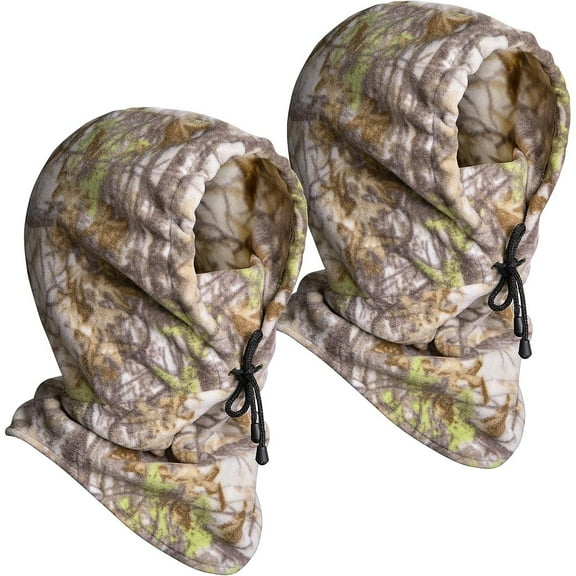 Hunting Face Mask for Cold Weather- Winter Camouflage Balaclava Face Mask- Hunting Trapper Hat Headwear for Men Women