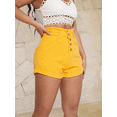 thumbnail image 2 of Lovelywholesale High-waisted Stretchy Denim Shorts, 2 of 3