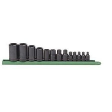 

10 Piece 1/4 3/8 and 1/2 Inch Drive External Torx Socket Set