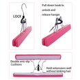 thumbnail image 4 of 1 Pack Extra Long Hair Extension Holder Wig Storage Bag with Hanger Hairpieces Ponytail Bundles Storage Carrier Case for Store Style Hair Travel Hair Extensions Bag （Pink）, 4 of 9