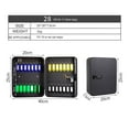 thumbnail image 2 of kurtrusly Key Cabinet Home Office Safety Storage Holder Lock Box Locking Container Keys Containers Organizer Holders with Password Design, 2 of 8
