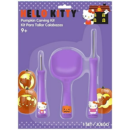 Gemmy Hello Kitty Pumpkin Carving Kit - Tools & Patterns