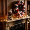 thumbnail image 5 of Cheapark 147、Bald Eagle Resin Sculpture Spread Wing Animal Statue for Office Hotel Living Room American Style Home Craft Decor, 5 of 6