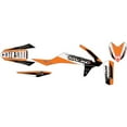 thumbnail image 1 of Attack Graphics Custom Roost Full Trim Kit KTM Orange/Black for KTM 125 SX 2007-2010, 1 of 1