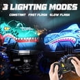 thumbnail image 3 of YCFUN 2-in-1 Dinosaur & Shark RC Monster Truck for Kids, RC Stunt Car with 360° Spins, LED Lights and Music, Off-Road RC Cars for Kids Boys Girls 3+, 3 of 7