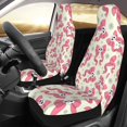 thumbnail image 2 of Sikiie Bow With Sugar Skull Car Seat Protector 2 Pack Car Seat Cushion Mat, Car Seat Covers for SUV, Truck, Van, 2 of 7