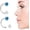 Silver 3.Mar-Aquamarine, variant on 2PCS 20G Birthstone Nose Ring Half Hoop Stud CZ Body Ear Piercing Small Thin Hoop Nose Ring Stud Body Jewelry Can Be Used as Septum Ring and Cartilage Earring