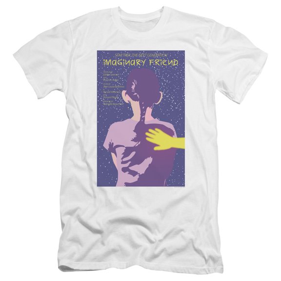 Star Trek Tng Season 5 Episode 22 Premium Canvas Adult Slim Fit 30/1 T-Shirt White