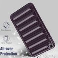 thumbnail image 6 of Allytechgroup Protective Case for Samsung Galaxy Tab A 8.0 Inch 2019 SM-T290 T295 T297, Shockproof Puffy Bumper Cover with Soft Flexible Back, Lightweight Stand Case for Women & Kids, Purple, 6 of 7