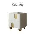 thumbnail image 1 of Wall Hanging Cabinet With Two Solid Wood Drawers Rock Plate Countertop Round Corners White Tv Stands Living Room Furniture My Lux Decor Round, 1 of 10