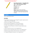 thumbnail image 2 of Front Shock Absorber - Compatible with 2002 - 2008 International 4300LP 2003 2004 2005 2006 2007, 2 of 2