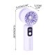 thumbnail image 3 of High Speed Handheld Fan With Digital Display USB Rechargeable Portable Mini Fan Quiet Fan For Student Office Travel Outdoor Use, 3 of 6