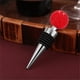 thumbnail image 5 of Matsuzay Tapón de botella de vino tinto espumoso de aleación, diamantes de imitación brillantes, corcho, tapa de bola divertida, sellador, barra de Type3 NO3 Matsuzay HA008976-03, 5 of 6