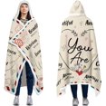 thumbnail image 4 of Inspirational Gifts for Women - Christmas, Valentines Day, Mothers Day, Birthday Gifts, Christian Gifts for Women Faith, Religious Gifts for Mom, Friend, Sister - Hooded Blankets 47x72 in, 4 of 6