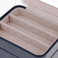 thumbnail image 3 of Caja de Almacenamiento Hugo Almacenamiento de la joyería del viaje Azul, 3 of 9