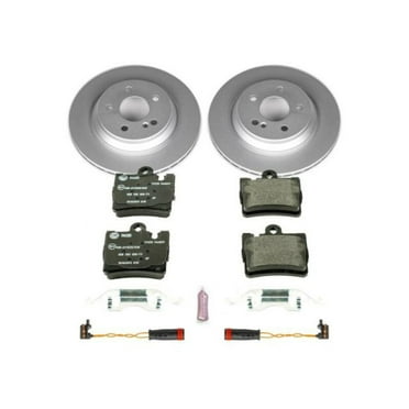 Power Stop Rear Euro-Stop ECE-R90 Certified Brake Pad and Rotor Kit ESK2997