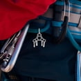 thumbnail image 4 of WASHWEPE 5Pcs Silver Clip Shape Key Chain Carabiner Clip Small Ample Key Storage Lightweight and Portable 1.0x0.8x0.1in, 4 of 8