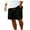 Black, variant on Mens Summer Beach Shorts Cotton Linen Drawstring Breathable Casual Shorts with Pockets