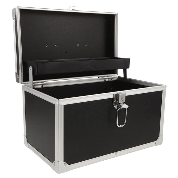 PTOOTP Tool Box Aluminum Alloy Weather-Resistant for Home Use
