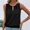 Black, variant on Womens Tank Tops V Neck Keyhole Basic Solid Casual Summer Sleeveless Regular Fit Blouse Shirt Cropped Top Women Running Tops for Women Womens Swim Tops