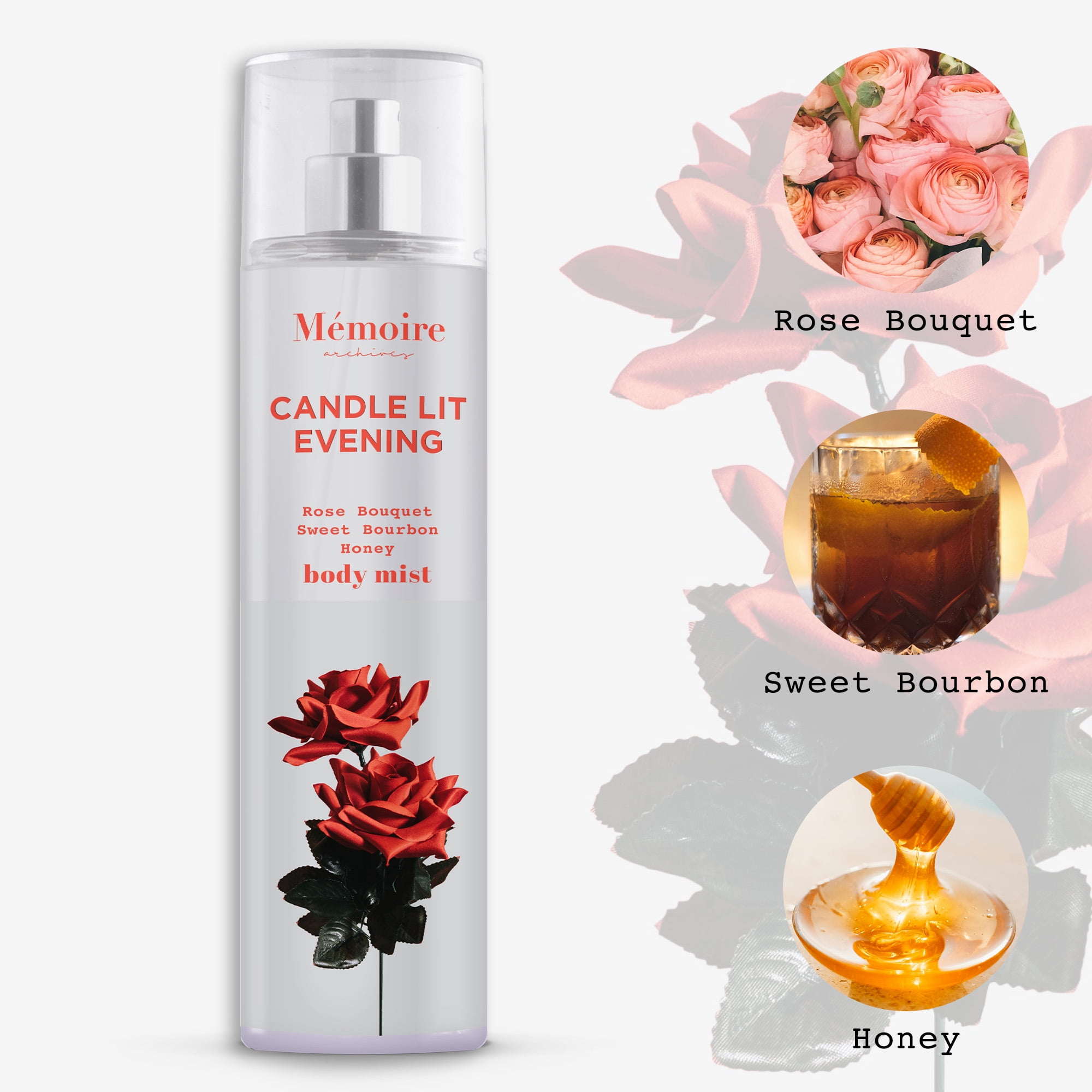 Memoire Candle Lit Evening 8oz Women's Body Mist