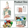thumbnail image 4 of Boho Chic Symmetrical Tribal Washable Tote - Large Capacity Reusable Grocery Bag, 4 of 5