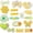 Green/Yellow, variant on Hair Clips for Girls 16 Pcs No Slip Assorted Barrettes for Kids Bows Pink Red Cute Hair Accessories for Little Girls Teens Toddlers Child Kids Gifts