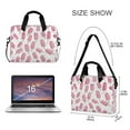 thumbnail image 3 of FORMRS 16" Laptop Sleeve Bag Carrying Case with Handle Travel Shoulder Briefcase, Pink Popsicle Pattern, 3 of 8