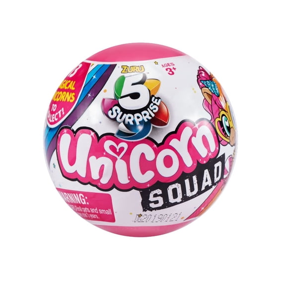 5 Surprise Unicorn Squad Mystery Collectible Capsule Child Toys by ZURU