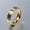 Without Stone, variant on Titanium Steel Gold Plated Couple Rings Men/Women's Wedding Promise Band Sz 5-12