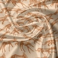 thumbnail image 5 of Ambesonne Fox Valance Pack of 2, Hand Drawn Wildlife Animals, 54"X12", Pale Peach Ginger, 5 of 5