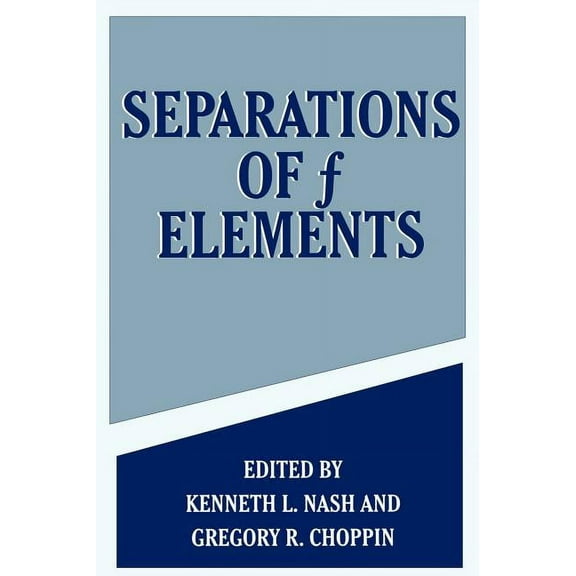 Separations of F Elements, (Hardcover)