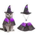 thumbnail image 1 of Capa de sombrero para mascotas, capa para perros y gatos, vestido de fiesta para festivales de mascotas, 1 of 5