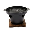 thumbnail image 1 of LOVIVER barbecue Sans Fumée Antiadhésif Portable Four Triangulaire Grill Rôtissoire Petit, 1 of 8