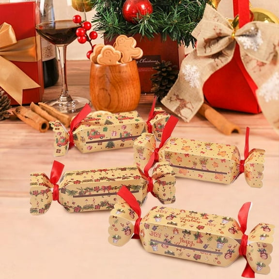 QHUDLV 4Pack Christmas Money Box for Cash Gifts,Christmas Surprise Money Pull Pouch,Candy Shape Money Holder Gifts Box,DIY Xmas Money Holder for Holiday Birthday,Creative Way to Give Cash G-ifts