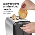 thumbnail image 4 of Compact Toaster Black, 4 of 7