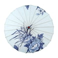 thumbnail image 1 of de papel aceitado chino, de danza clásica, a prueba de lluvia, portátil, sombrilla de estilo oriental para disfraces, festivales de Estilo A Yinane sombrilla china, 1 of 4